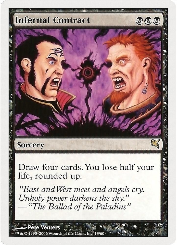 Infernal Contract (13) [Magic Encyclopedia 2005 (Salvat/Hachette)]