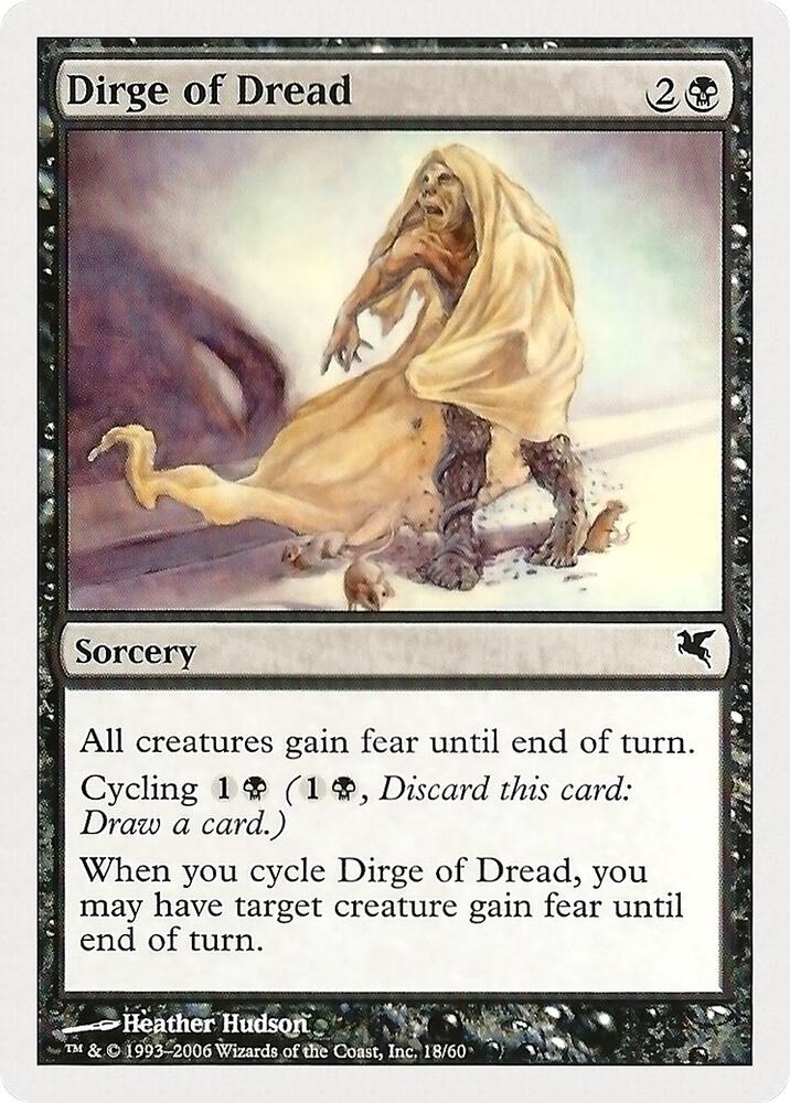 Dirge of Dread (18) [Magic Encyclopedia 2005 (Salvat/Hachette)]