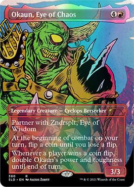 Okaun, Eye of Chaos (380) [Secret Lair Drop] [Borderless]