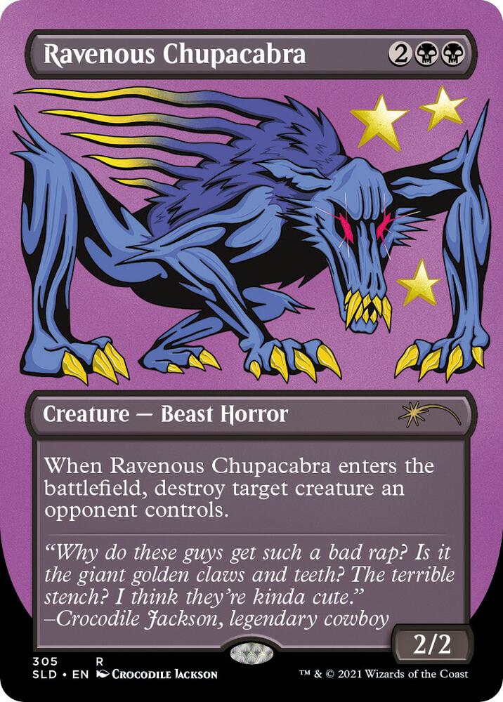 Ravenous Chupacabra (305) [Secret Lair Drop] [Borderless]