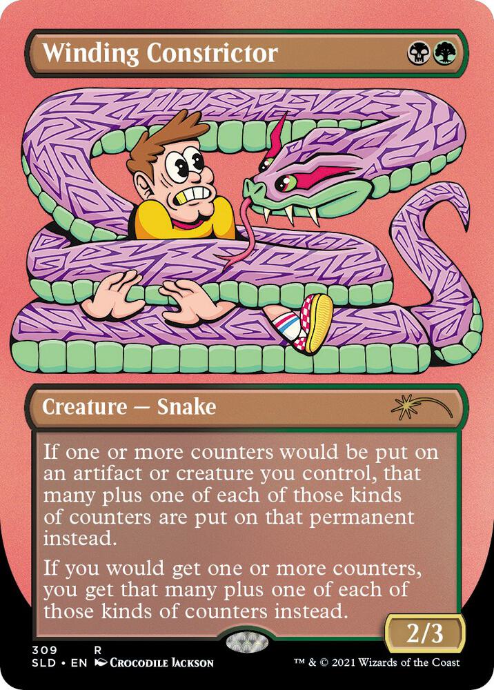 Winding Constrictor (309) [Secret Lair Drop] [Borderless]