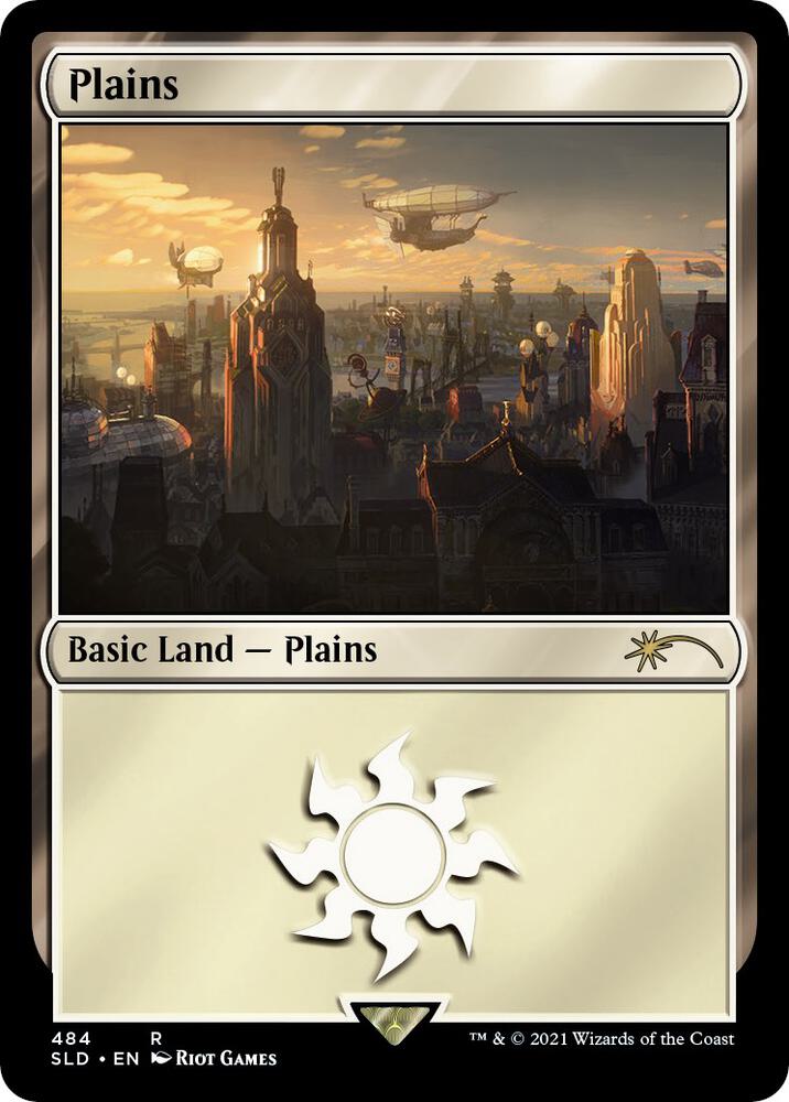 Plains (Secret Lair x Arcane: Lands) (484) [Secret Lair Drop]
