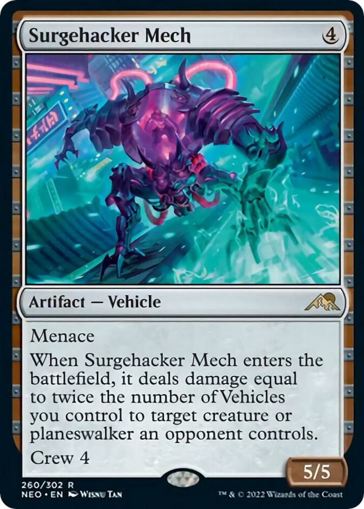 Surgehacker Mech (260) [Kamigawa: Neon Dynasty]