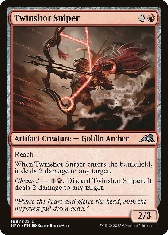 Twinshot Sniper (168) [Kamigawa: Neon Dynasty]