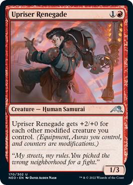 Upriser Renegade (170) [Kamigawa: Neon Dynasty]