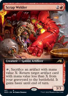 Scrap Welder (Extended Art) (471) [Kamigawa: Neon Dynasty] [Extended Art]