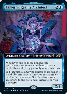 Tameshi, Reality Architect (Extended Art) (450) [Kamigawa: Neon Dynasty] [Extended Art]