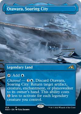 Otawara, Soaring City (Borderless) (414) [Kamigawa: Neon Dynasty] [Borderless]