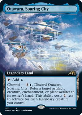 Otawara, Soaring City (Extended Art) (503) [Kamigawa: Neon Dynasty] [Extended Art]