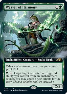Weaver of Harmony (Extended Art) (483) [Kamigawa: Neon Dynasty] [Extended Art]