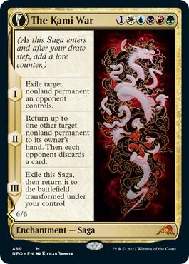 The Kami War (Extended Art) (489) [Kamigawa: Neon Dynasty] [Extended Art]