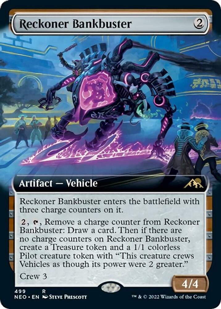 Reckoner Bankbuster (Extended Art) (499) [Kamigawa: Neon Dynasty] [Extended Art]
