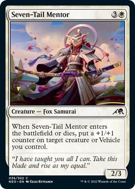 Seven-Tail Mentor (36) [Kamigawa: Neon Dynasty]