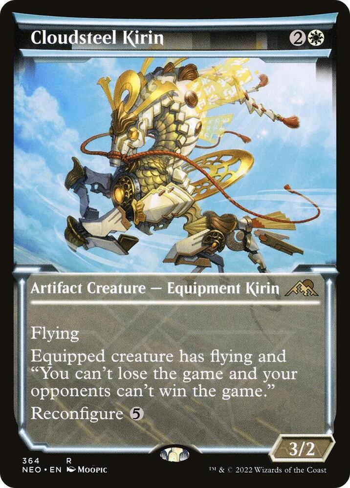 Cloudsteel Kirin (Showcase) (364) [Kamigawa: Neon Dynasty] [Showcase]