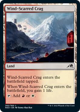 Wind-Scarred Crag (282) [Kamigawa: Neon Dynasty]