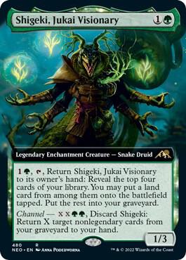 Shigeki, Jukai Visionary (Extended Art) (480) [Kamigawa: Neon Dynasty] [Extended Art]