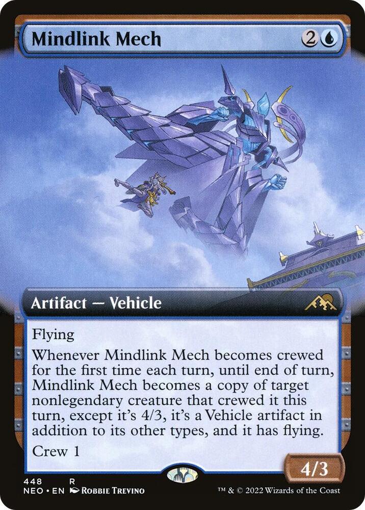 Mindlink Mech (Extended Art) (448) [Kamigawa: Neon Dynasty] [Extended Art]