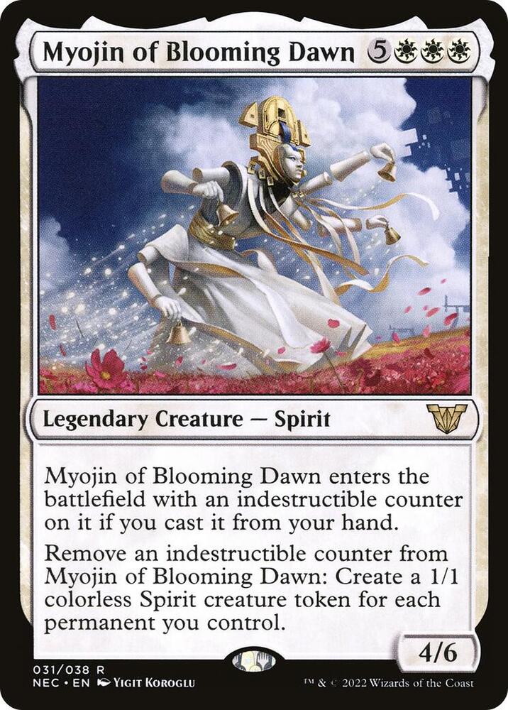Myojin of Blooming Dawn (31) [Neon Dynasty Commander]