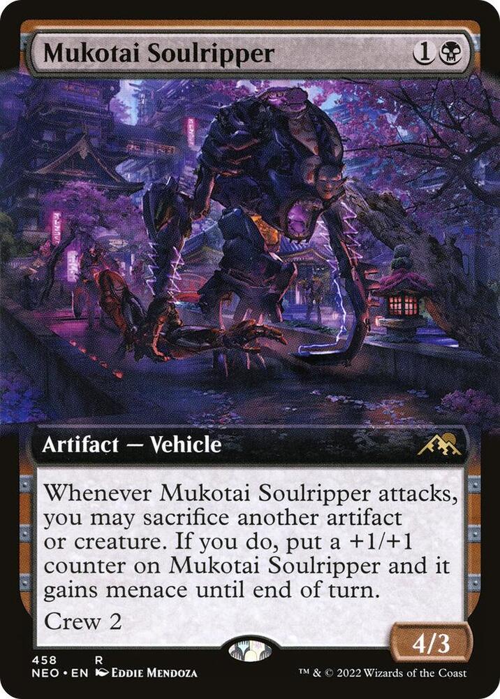 Mukotai Soulripper (Extended Art) (458) [Kamigawa: Neon Dynasty] [Extended Art]