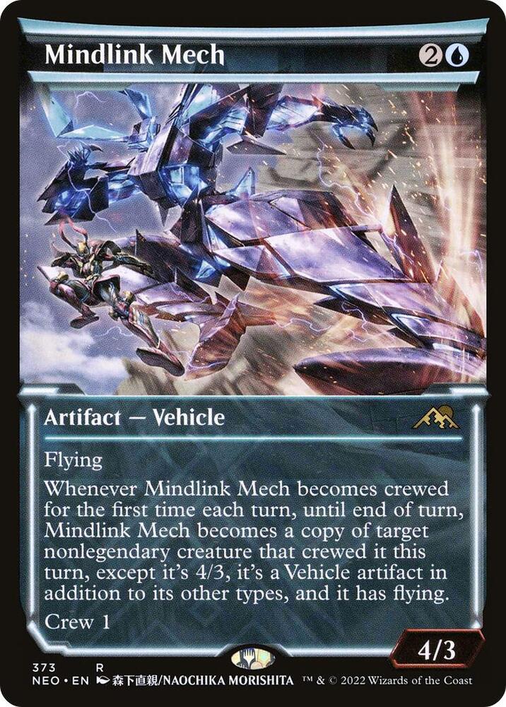Mindlink Mech (Showcase) (373) [Kamigawa: Neon Dynasty] [Showcase]