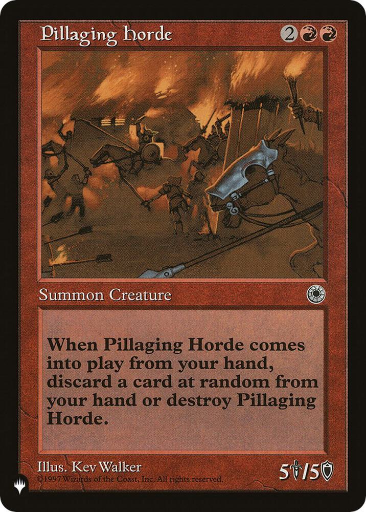 Pillaging Horde (POR-142) [The List]