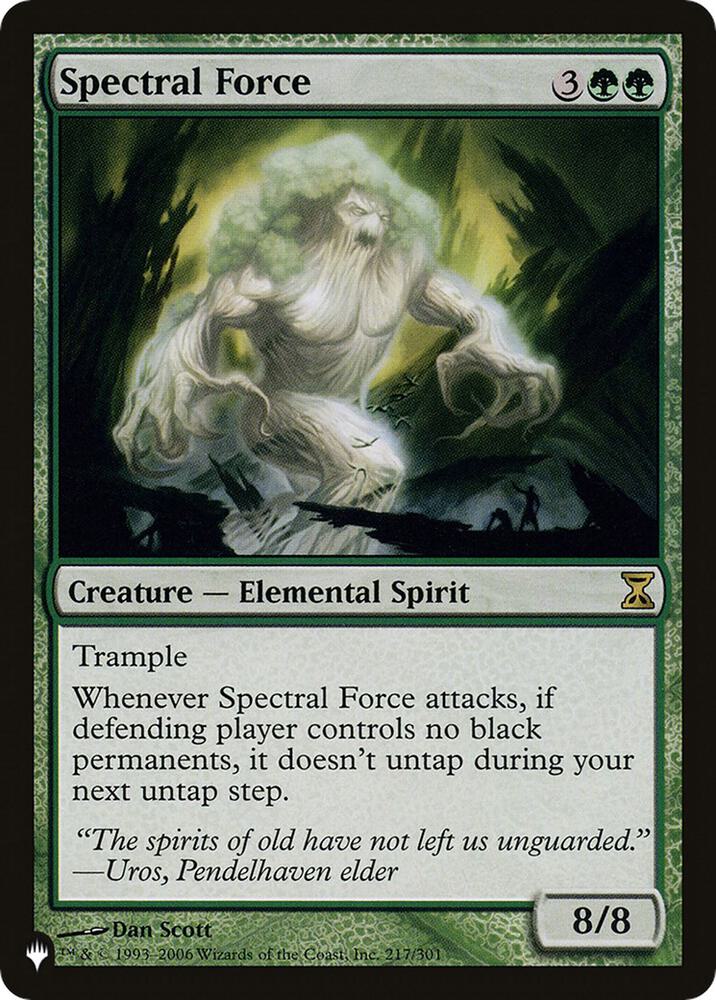 Spectral Force (217/301) [The List]