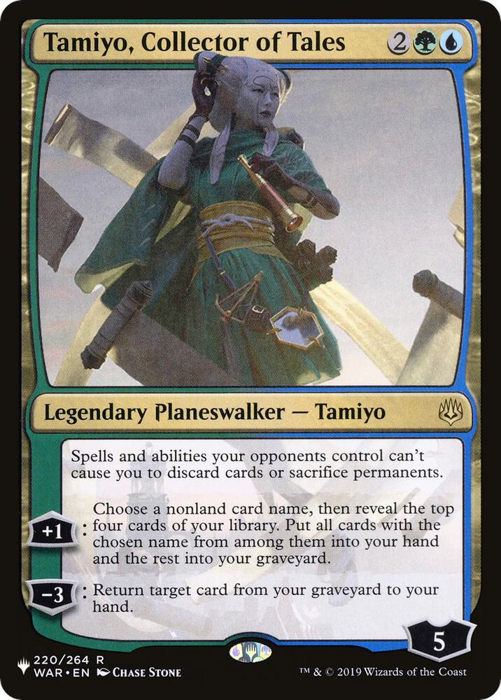 Tamiyo, Collector of Tales (220/264) [The List]