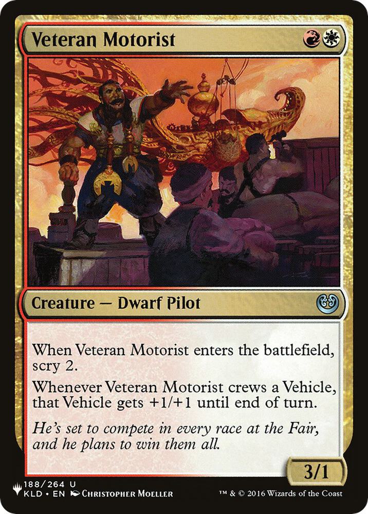 Veteran Motorist (188/264) [The List]