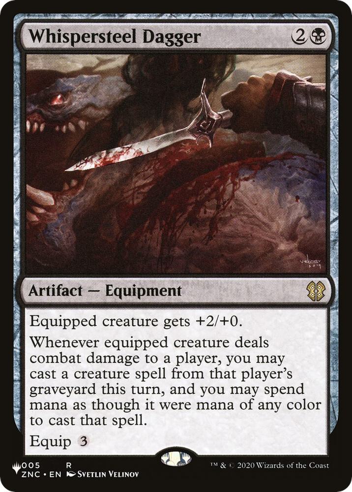 Whispersteel Dagger (005) [The List]