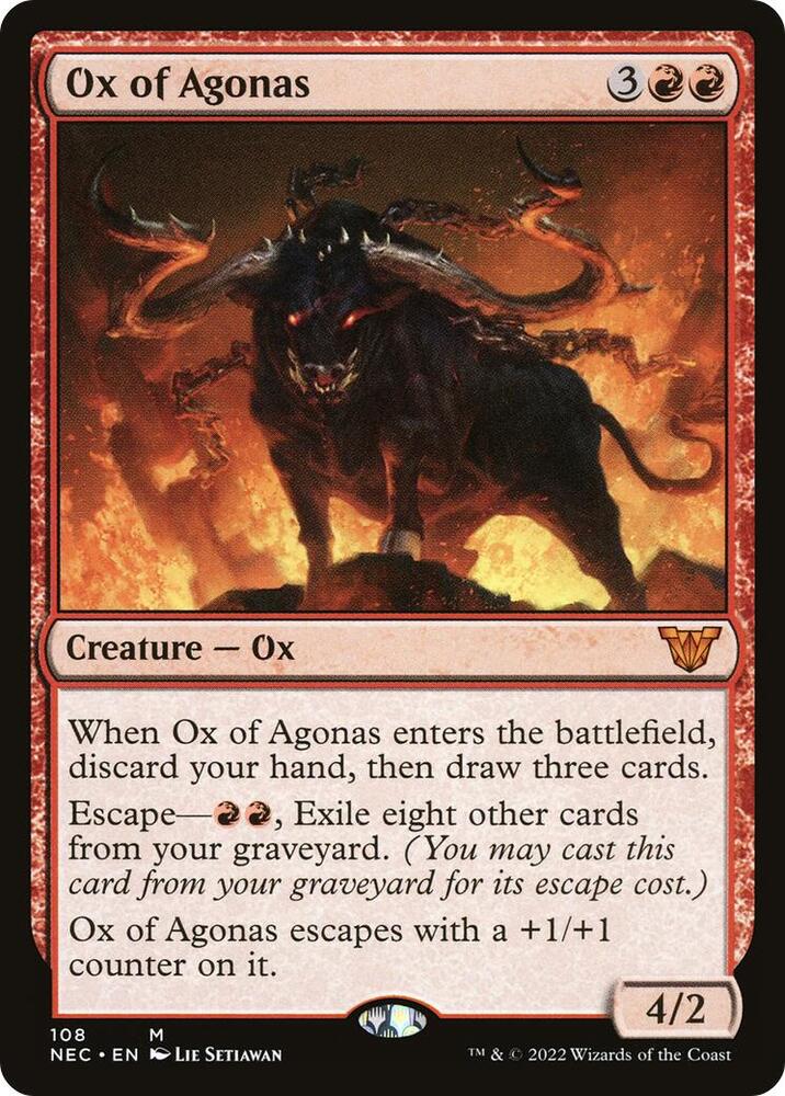 Ox of Agonas (108) [Neon Dynasty Commander]