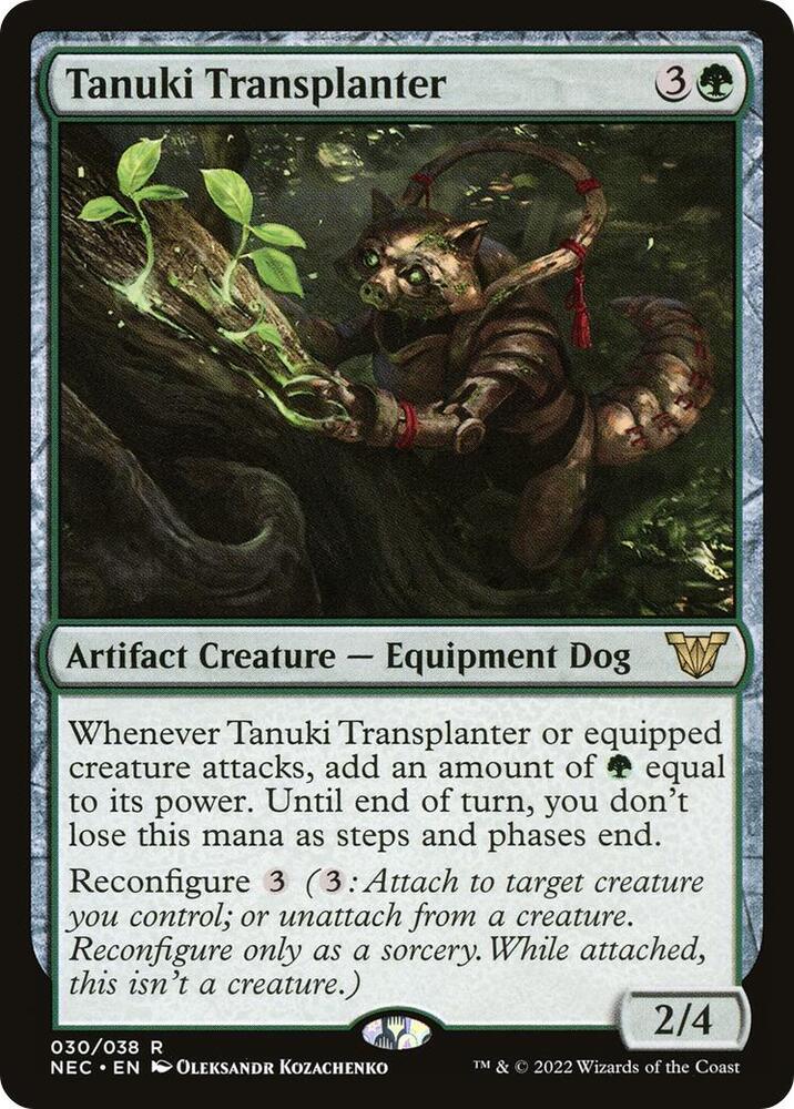 Tanuki Transplanter (30) [Neon Dynasty Commander]