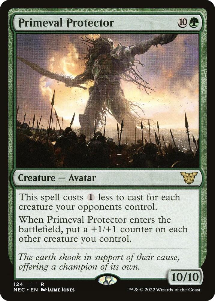 Primeval Protector (124) [Neon Dynasty Commander]