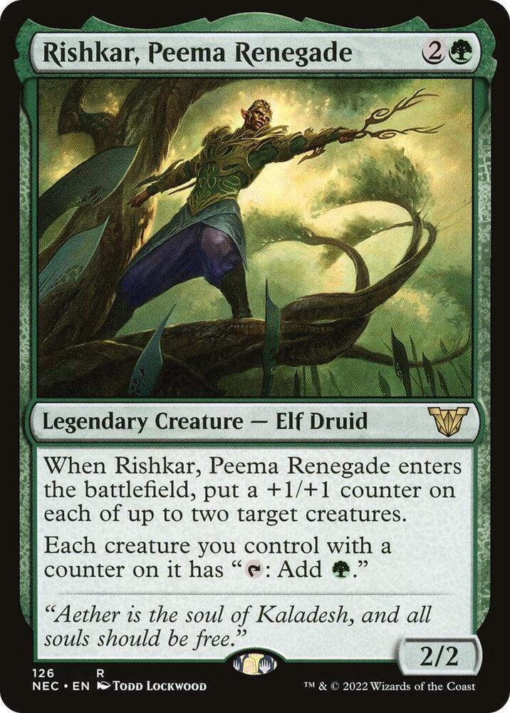 Rishkar, Peema Renegade (126) [Neon Dynasty Commander]