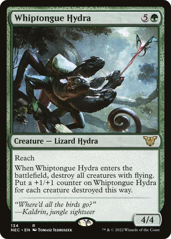 Whiptongue Hydra (134) [Neon Dynasty Commander]