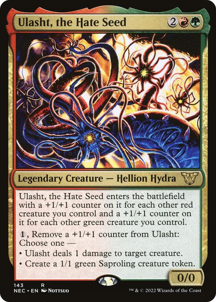Ulasht, the Hate Seed (143) [Neon Dynasty Commander]