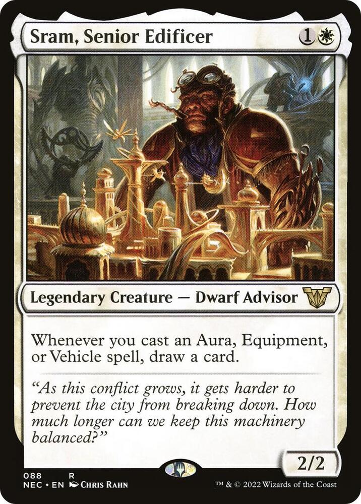 Sram, Senior Edificer (88) [Neon Dynasty Commander]