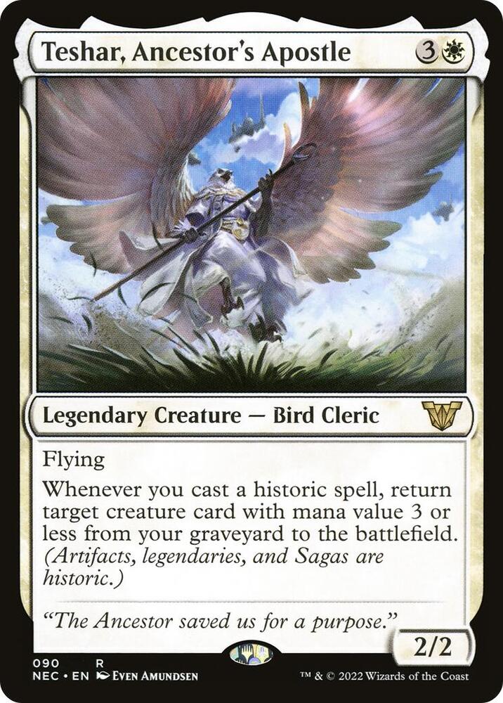 Teshar, Ancestor's Apostle (90) [Neon Dynasty Commander]
