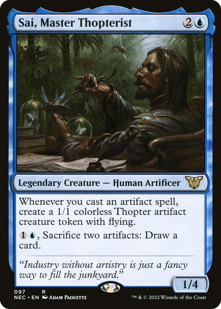 Sai, Master Thopterist (97) [Neon Dynasty Commander]