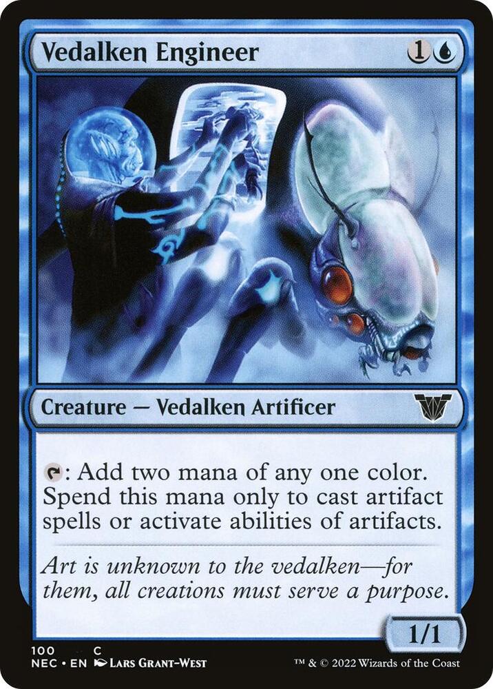 Vedalken Engineer (100) [Neon Dynasty Commander]