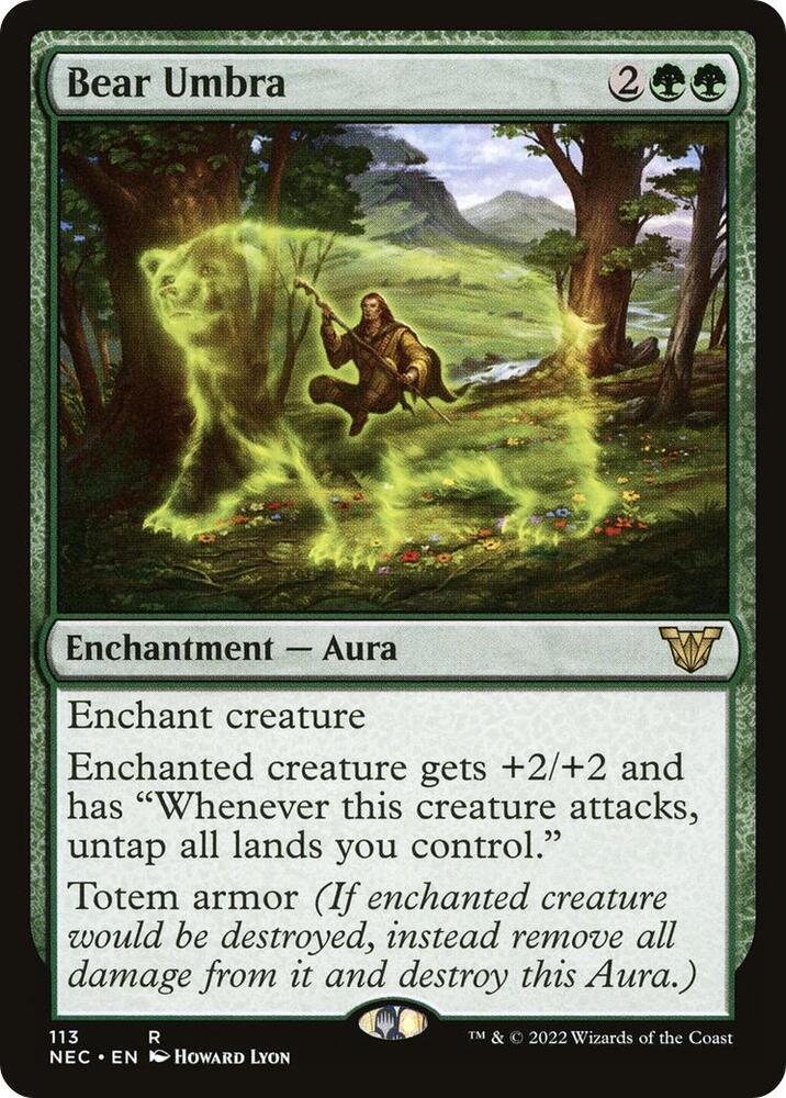 Bear Umbra (113) [Neon Dynasty Commander]