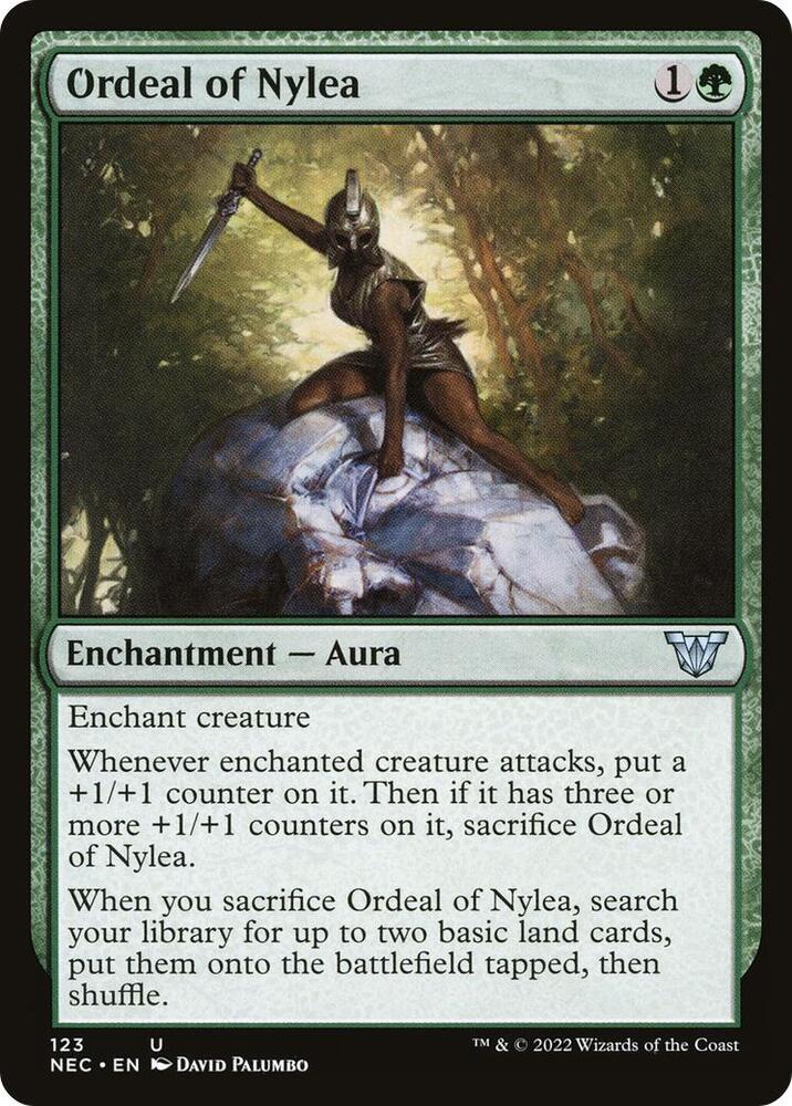 Ordeal of Nylea (123) [Neon Dynasty Commander]