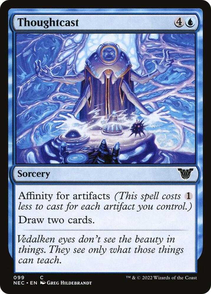 Thoughtcast (99) [Neon Dynasty Commander]