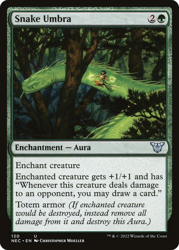 Snake Umbra (130) [Neon Dynasty Commander]