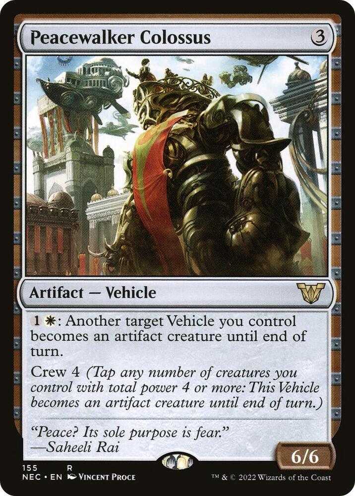 Peacewalker Colossus (155) [Neon Dynasty Commander]