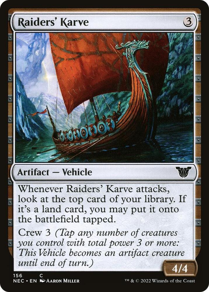 Raiders' Karve (156) [Neon Dynasty Commander]