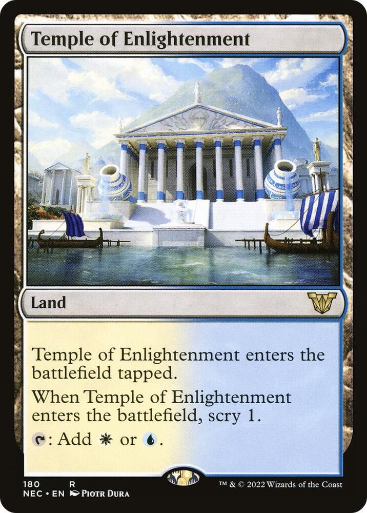 Temple of Enlightenment (180) [Neon Dynasty Commander]