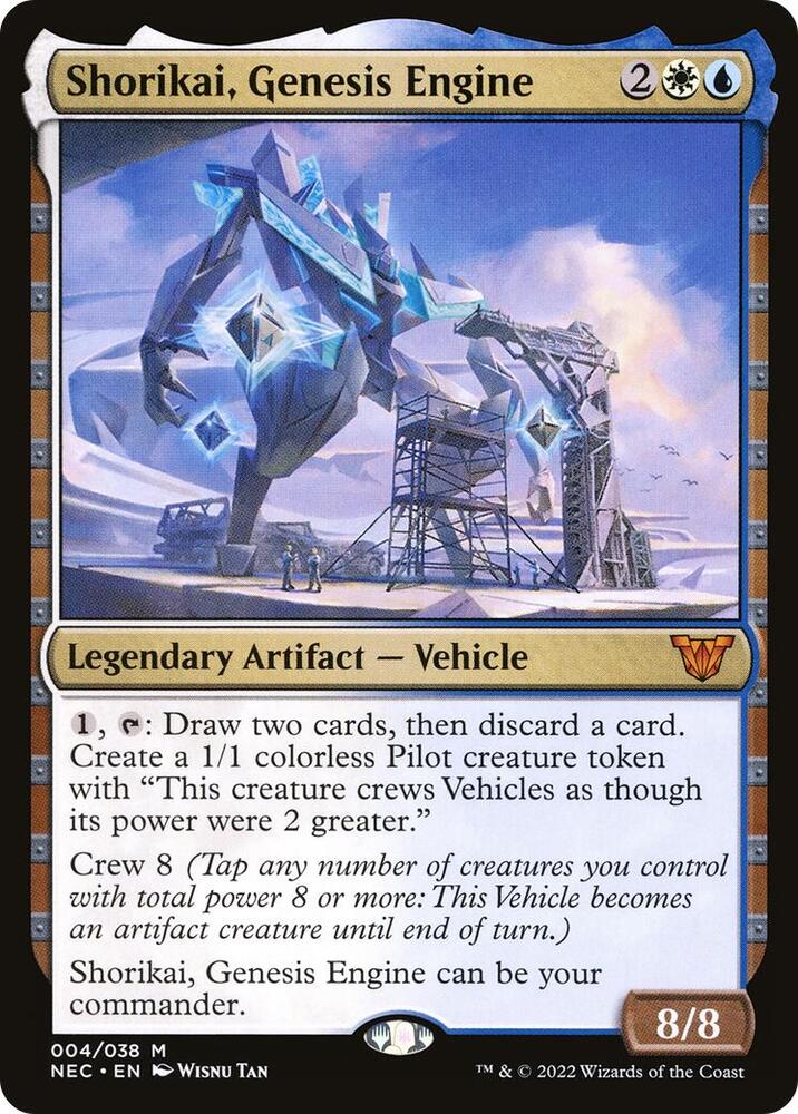 Shorikai, Genesis Engine (4) [Neon Dynasty Commander]