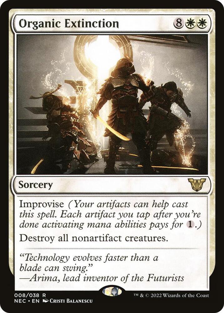 Organic Extinction (8) [Neon Dynasty Commander]
