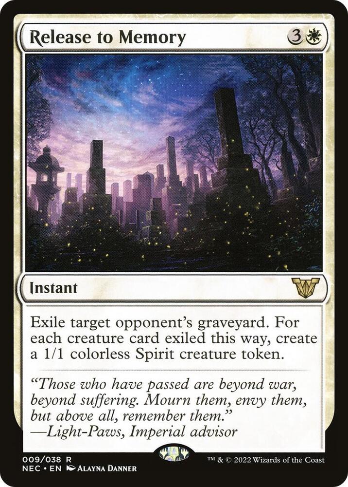 Release to Memory (9) [Neon Dynasty Commander]