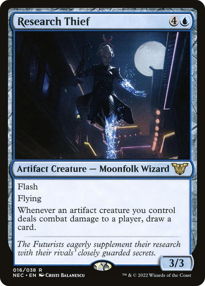 Research Thief (16) [Neon Dynasty Commander]